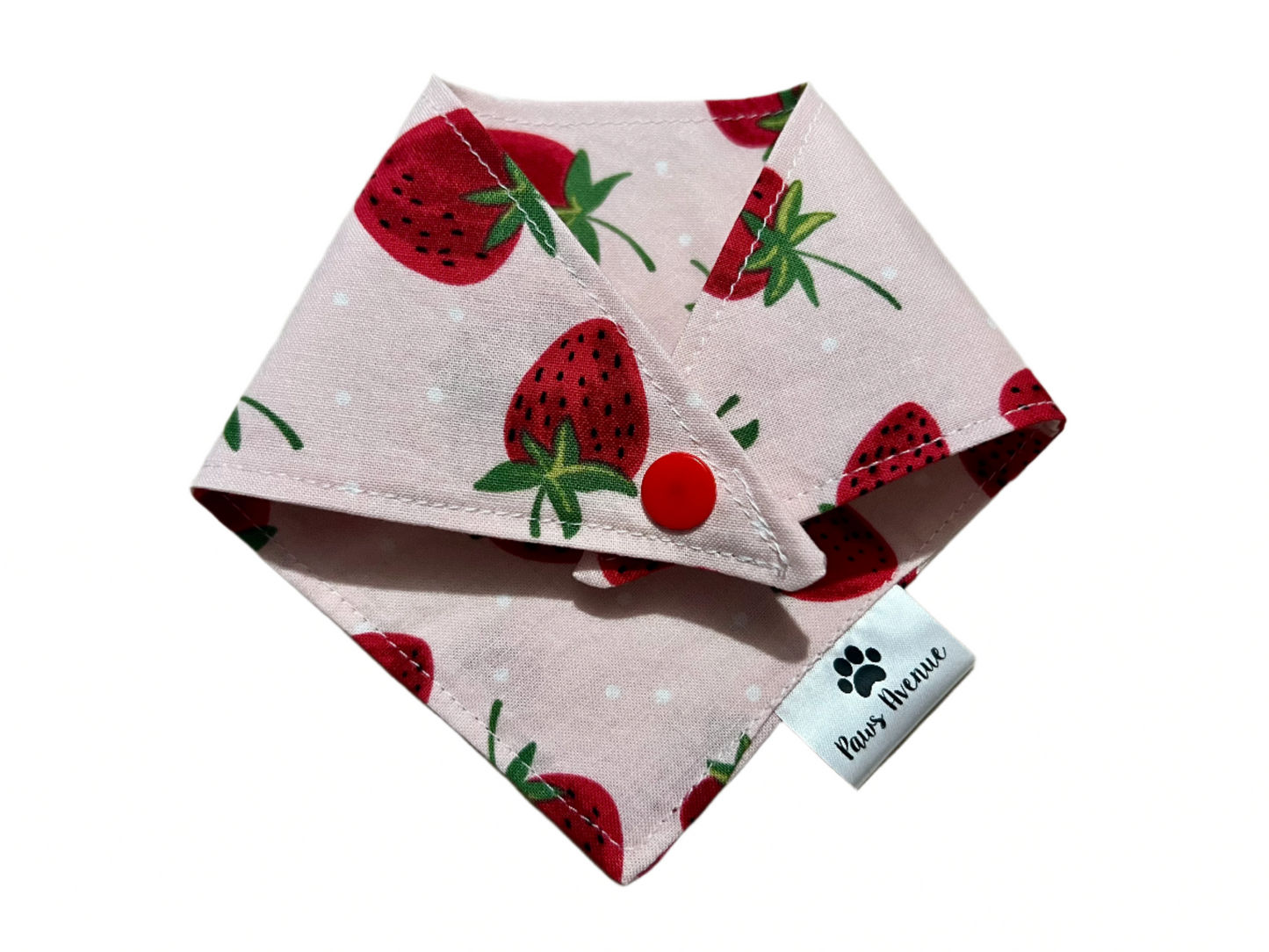 Berry Cute Dog Snap-on Bandana