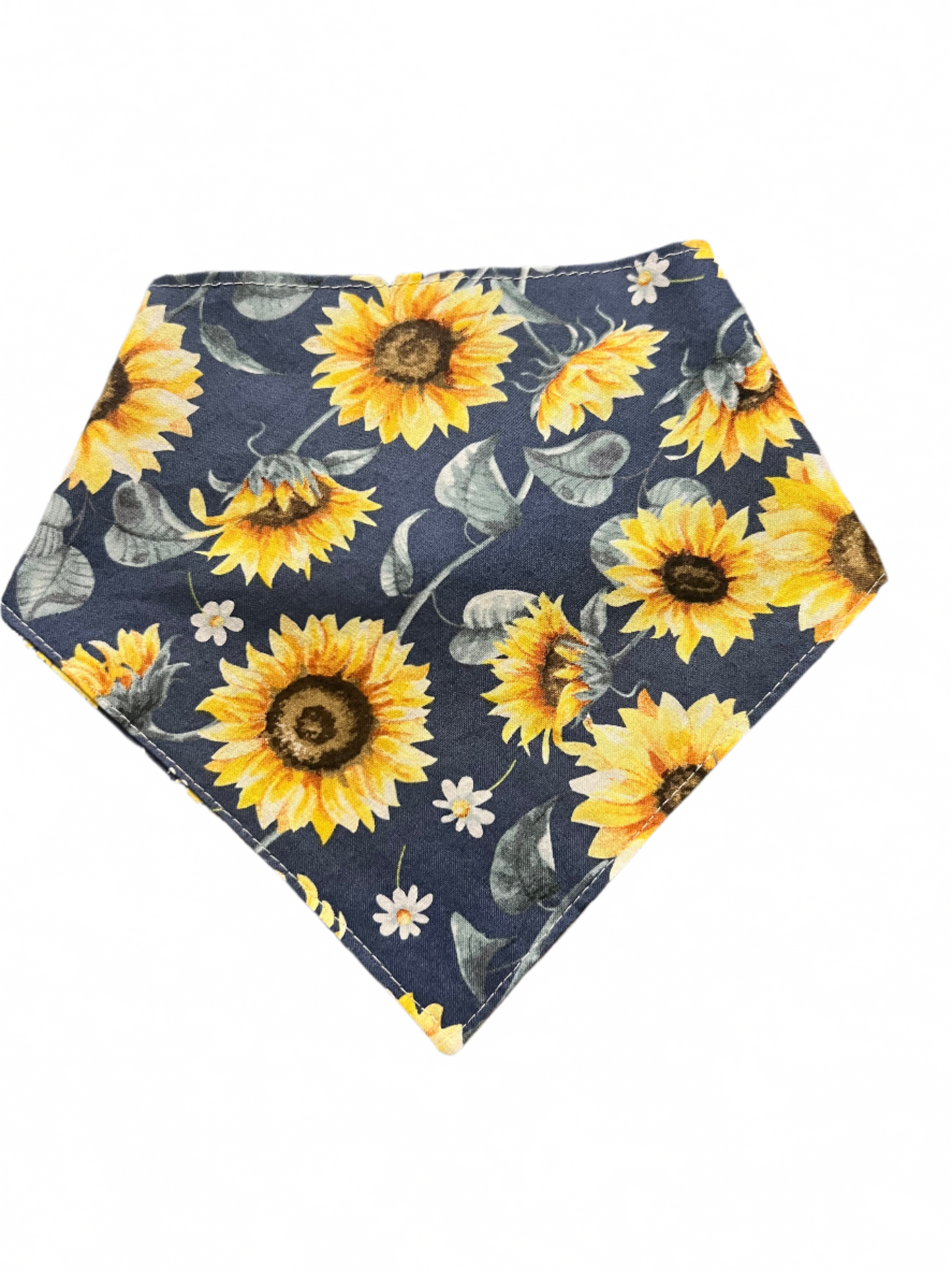 Sunflower Woofs Snap-on Bandana