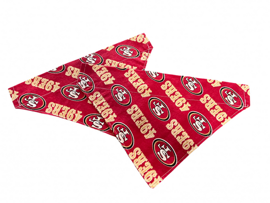 49ERS OVER THE COLLAR PET BANDANA