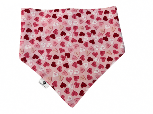 LOVE STRUCK TIE ON BANDANA