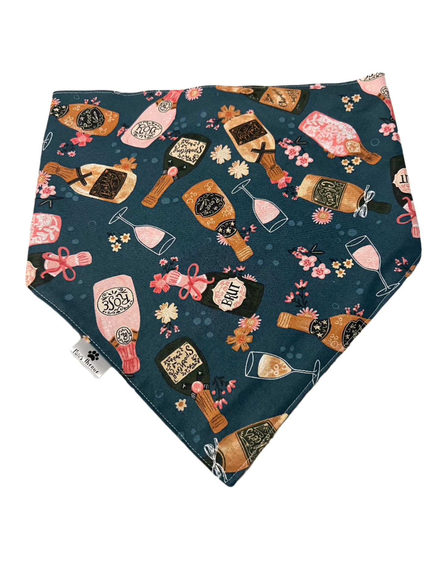 CHAMPAGNE PAWPY TIE ON BANDANA